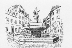 Eselsbrunnen-schwarz-weiß-klein